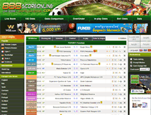 Tablet Screenshot of 888scoreonline.net